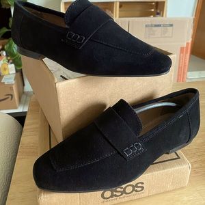 Brand new ASOS women’s Black Suede Loafers